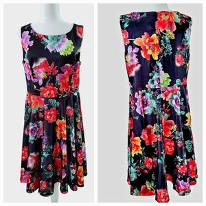New Grace Karin Boatneck Sleeveless Vintage Swing Dress with Belt
